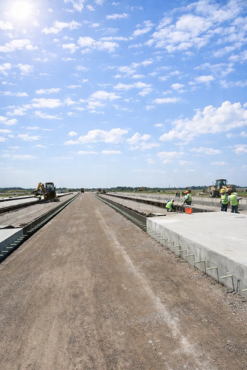Runway 08/26 Repair — Manas Transit Center